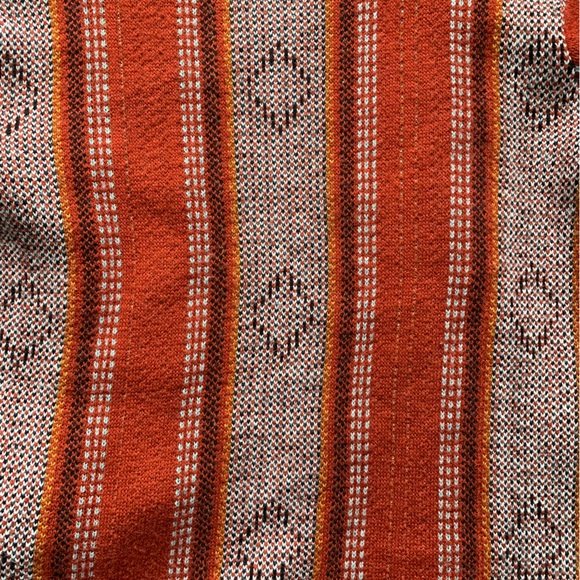 Stone Row Anthropologie Orange Open Front Sweater S - Picture 6 of 7